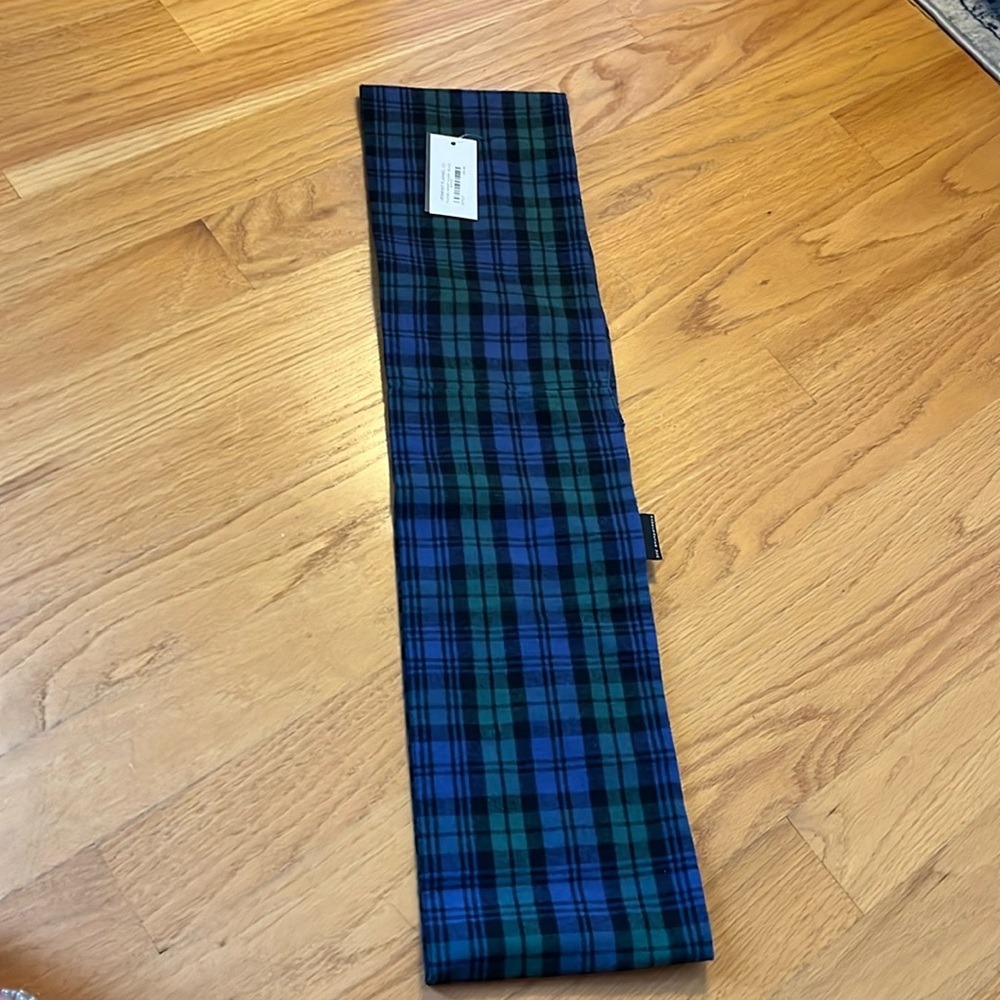 The Vermont flannel company flannel Infinity scarf black watch plaid NWT